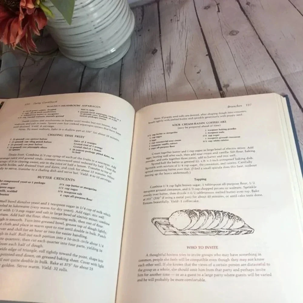 vtg 1972 SOUTHERN LIVING PARTY cookbook farmhouse country cottage retro kitschy
